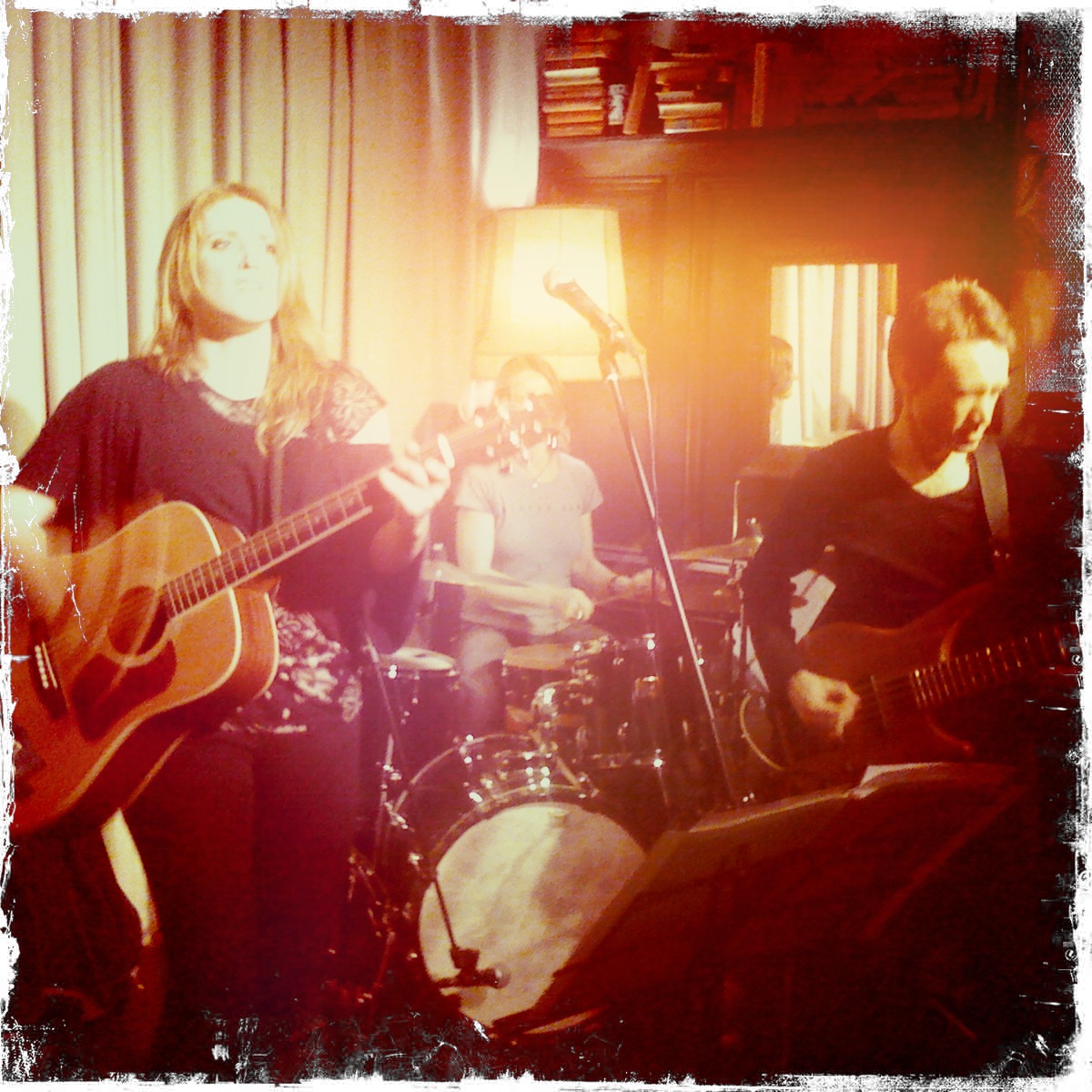 Later, Geraldine Quinn fronted