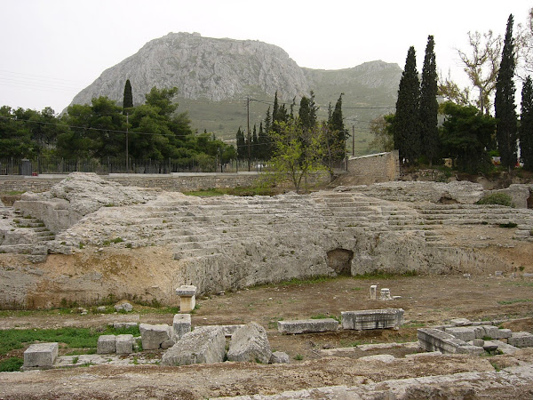 The Roman Odeon in ancient Corinth