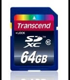 Transcend's Class 10 SDXC memory card 