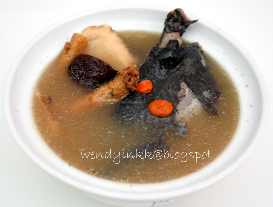 Table for 2.... or more Black Chicken with Black Dates Soup