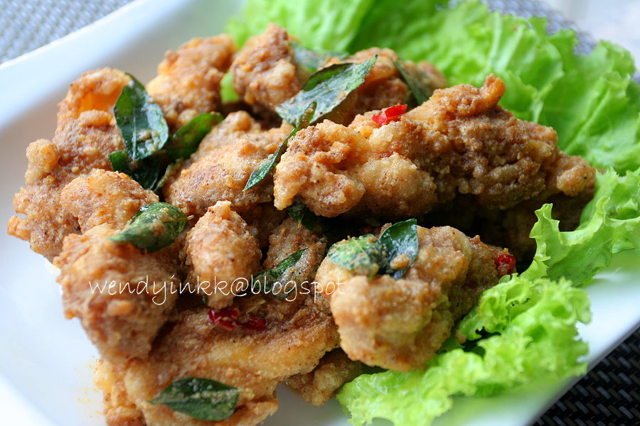 Table for 2.... or more Salted Egg Yolk Chicken