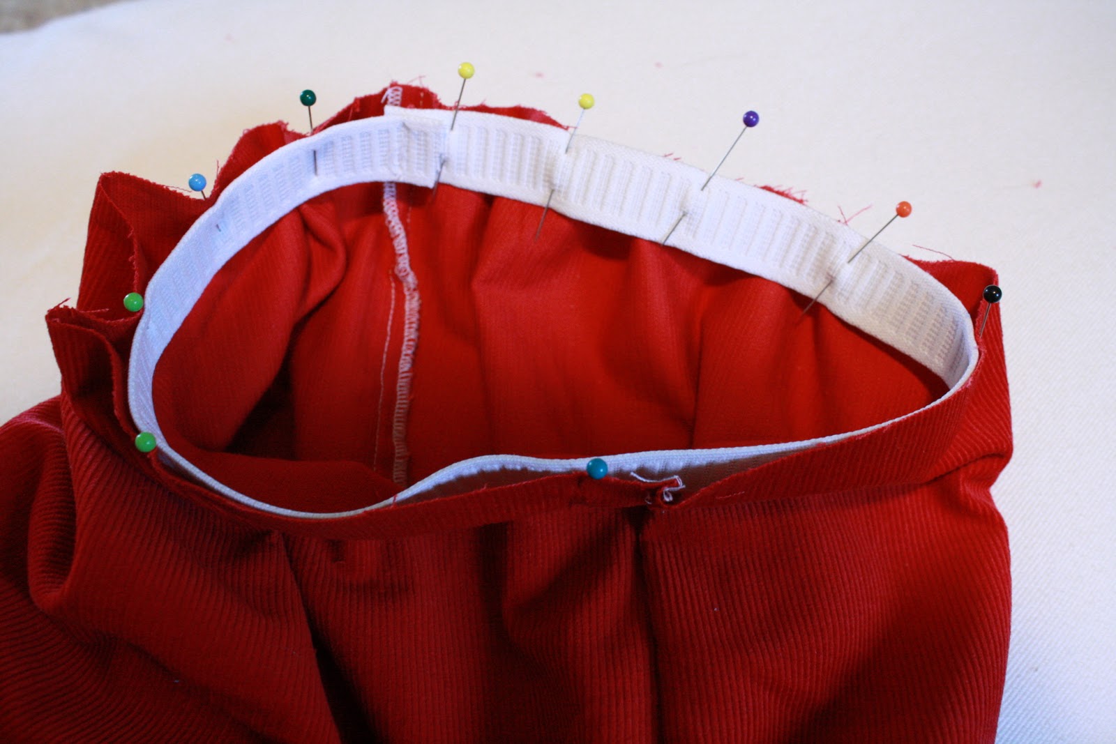 The Naptime Report Serger Elastic Waistband Tutorial