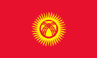 Flag of Kyrgyzstan