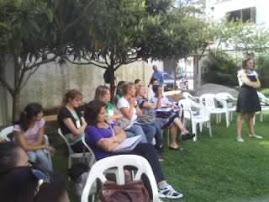 Educadores em uma das Oficinas do  Curso