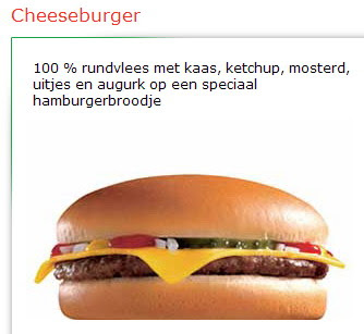 Fast Food Around the World: McDonald's Netherland Menu