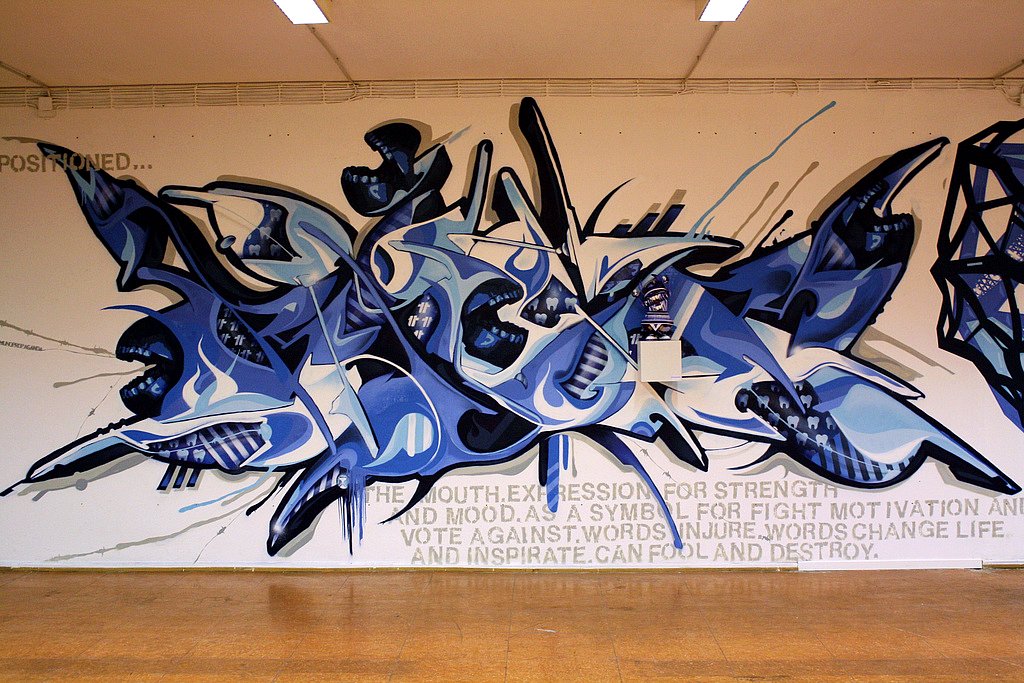 Brasilianische Graffiti Kunstler Haben Im Vorfeld Der Buchmesse