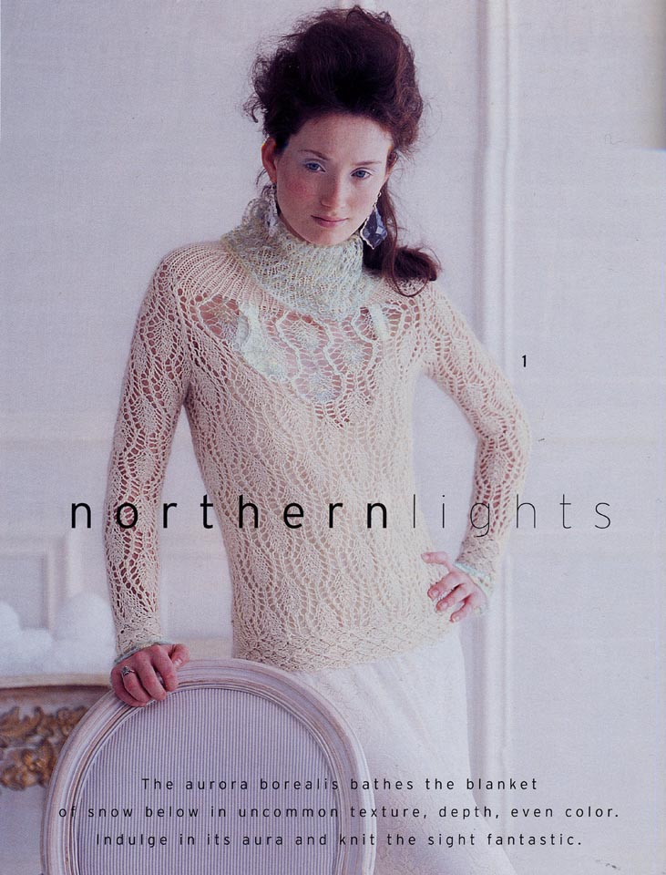 ... first designs were published in fall winter 2006 with vogue knitting