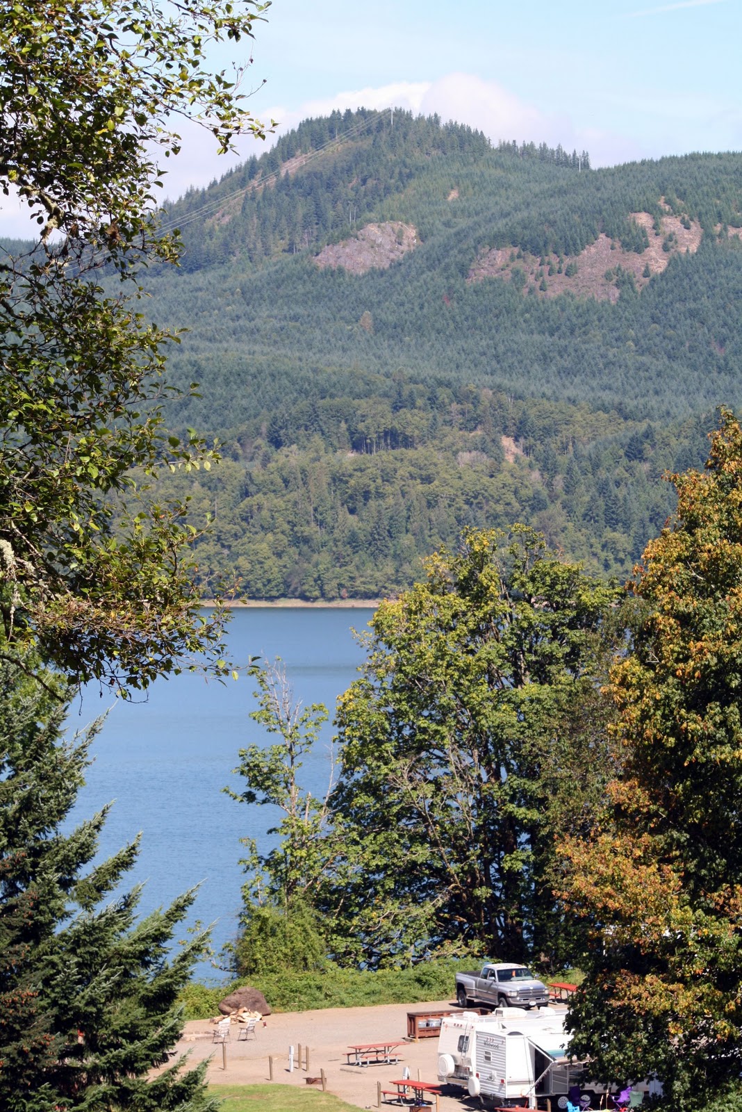 Travelers Barista Mossyrock Park Camping Power