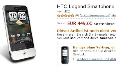 HTC Legend Available On Amazon Germany HTC-Legend-Amazon-Germany