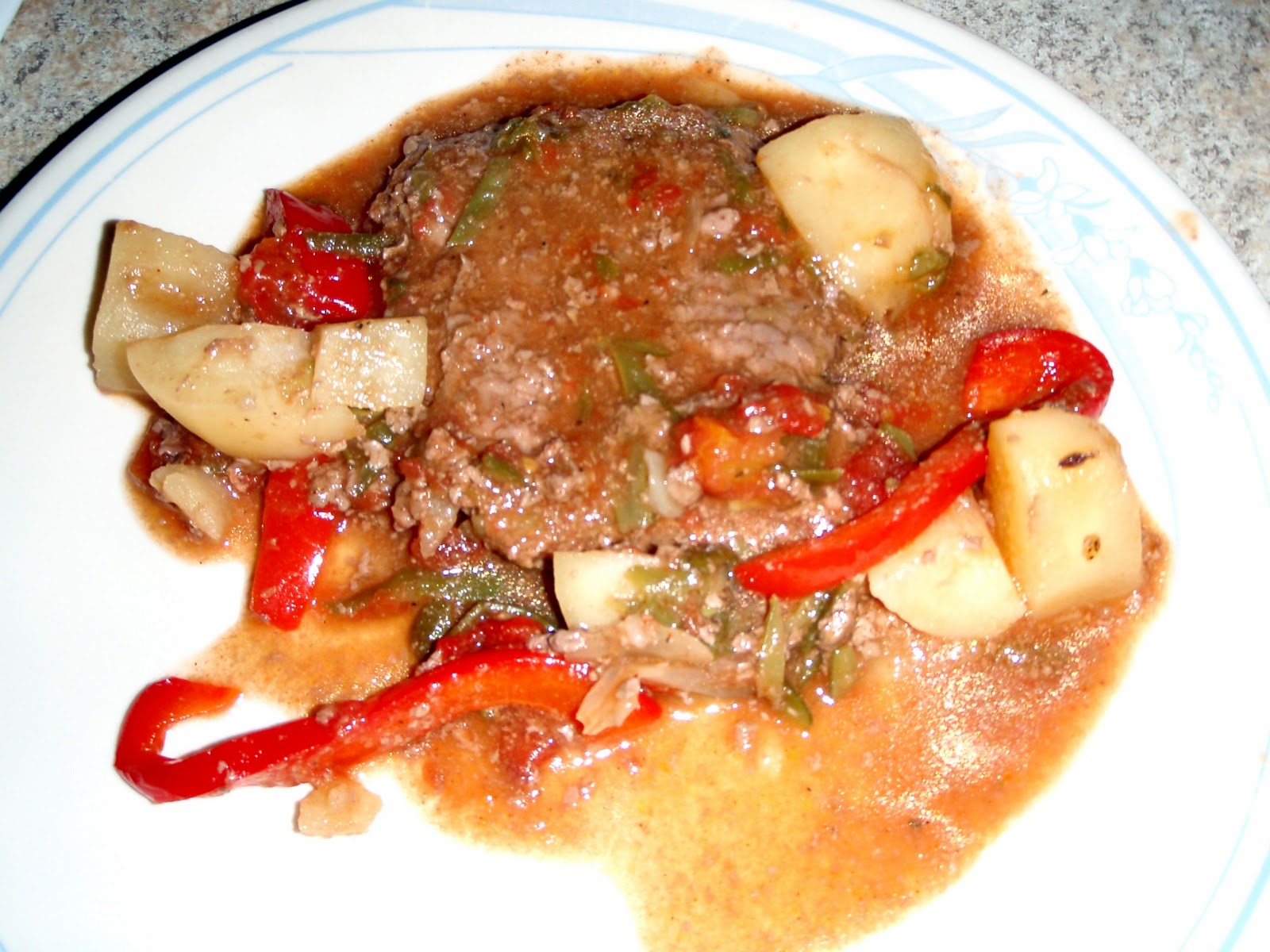 Small Town Life Hearty Round Steak Casserole!