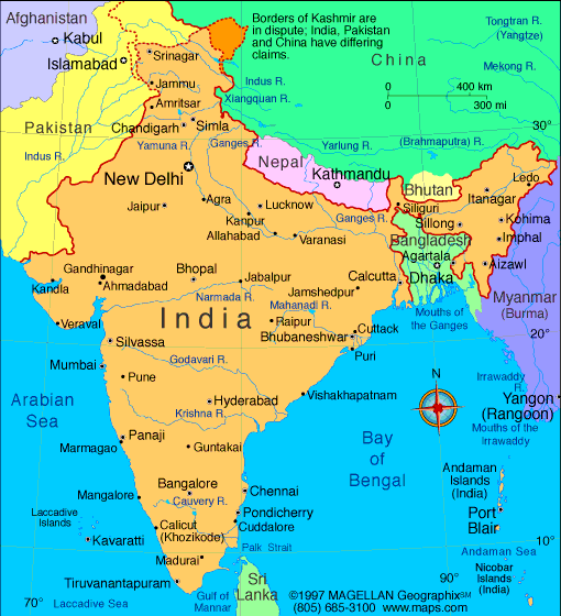 India+map+with+cities+name