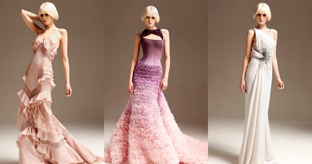 Frills and Thrills Atelier Versace Evening Gowns