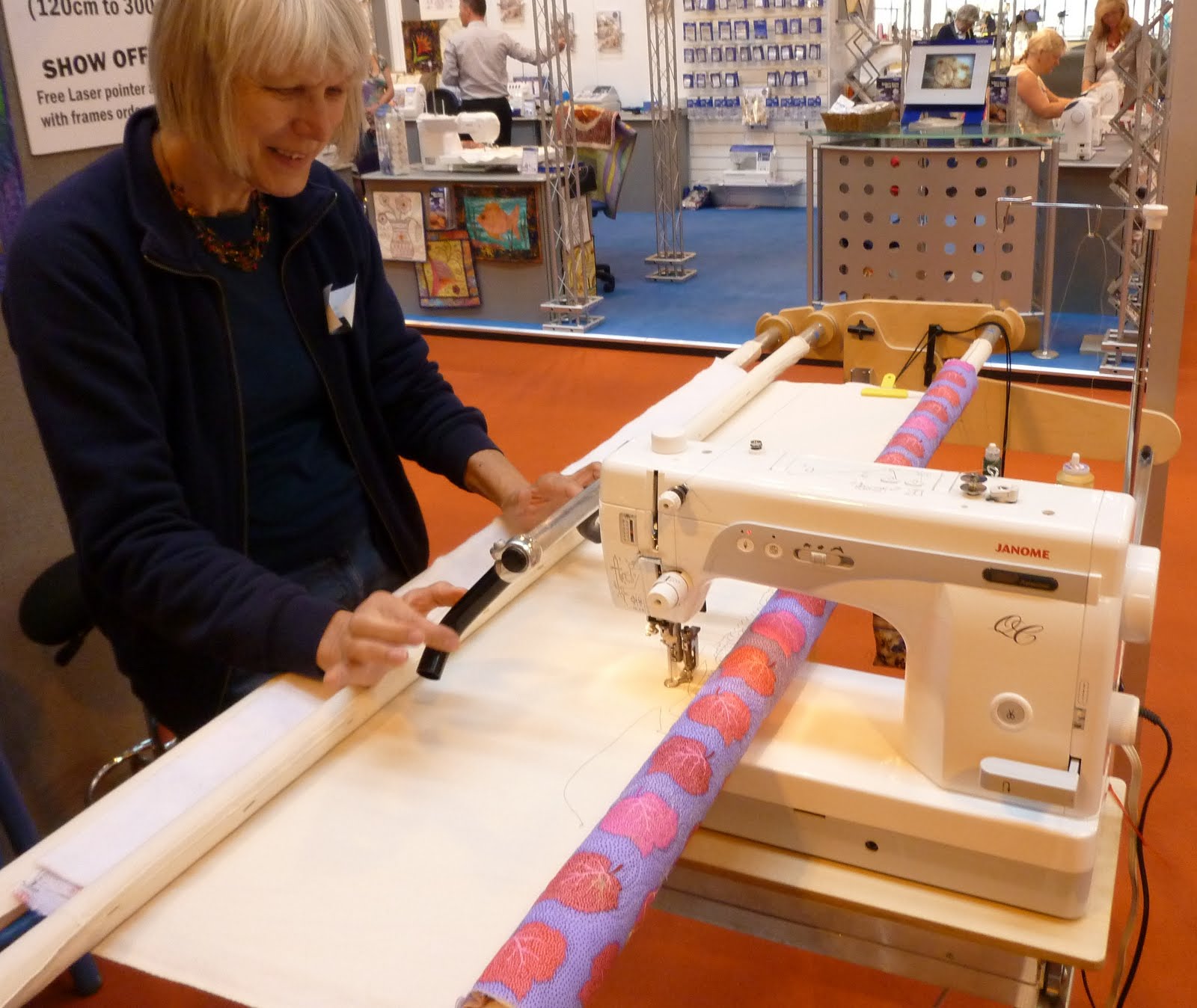 Sew Janome: Freestyle Quilting Frame using the Janome 1600p...