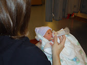 Kate getting her first bottle from me