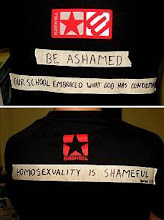 T-Shirt Wars: "Homosexuality is Shameful"