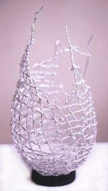 aluminium foil sculpture