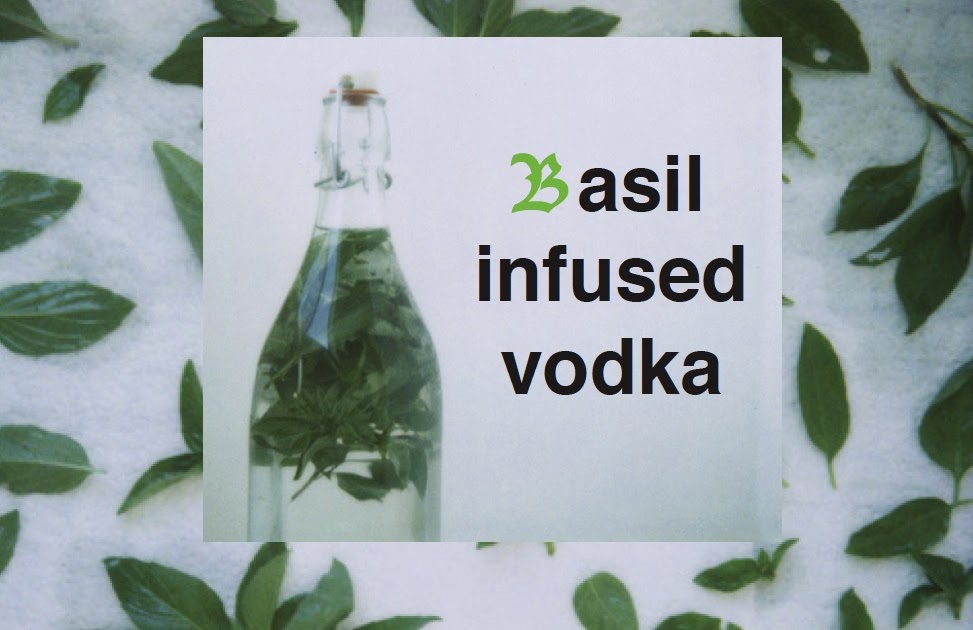 SnOOp Basil Infused Vodka
