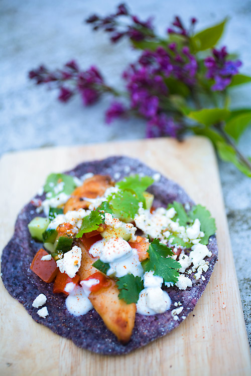 Purple Corn Flour Tortilla Bella Bonito