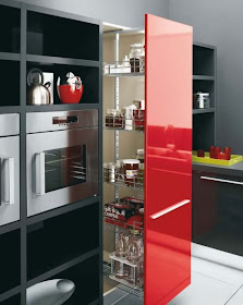 Korean House Kitchen Set Colour Combination In Black White And