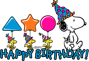 Birthday Cakes  Dogs on Happy Birthday  Snoopy
