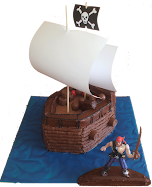 Pirate Ship Cake