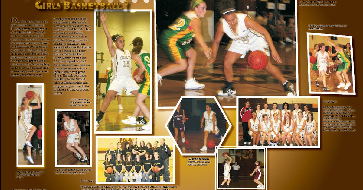 Emmalee's Blog Completed Girls Basketball Spread