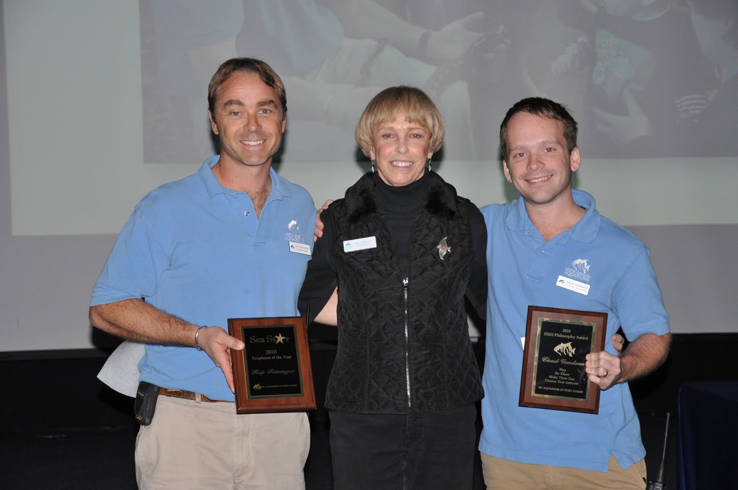 Water Logged Aquarium Honors Employees