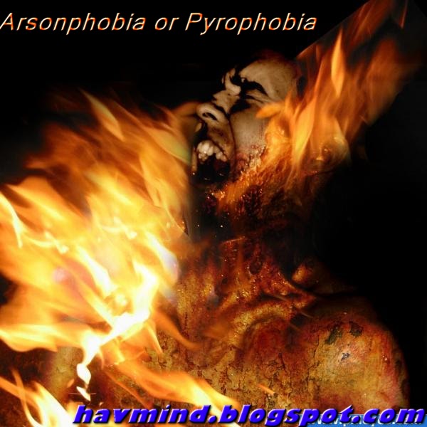 HAVMINDS Video Dictionary Arsonphobia or Pyrophobia Fear of fire