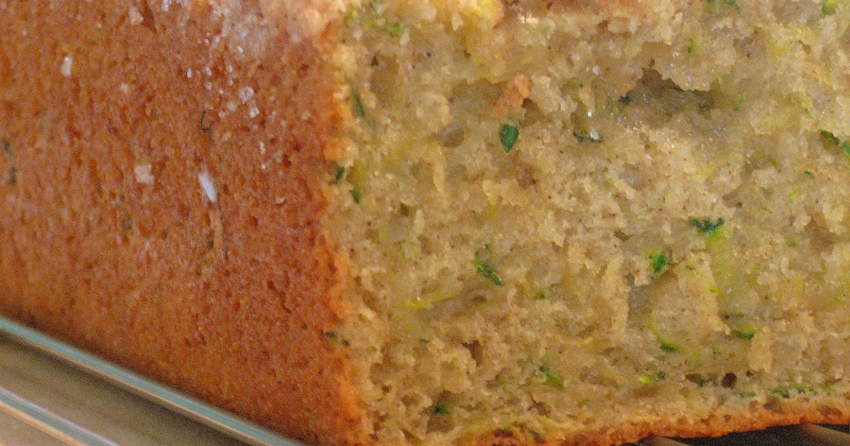 Jane's Sweets & Baking Journal Sour Cream Zucchini Bread . . . When