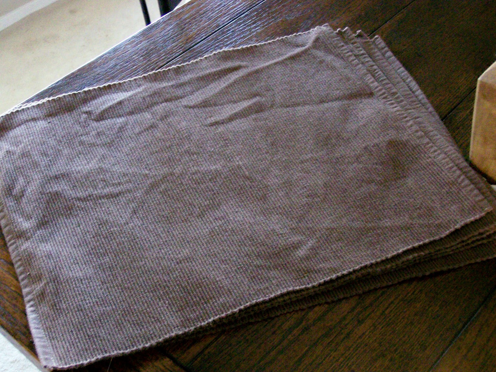 House of Ficek Pottery Barn Style Typography Placemats