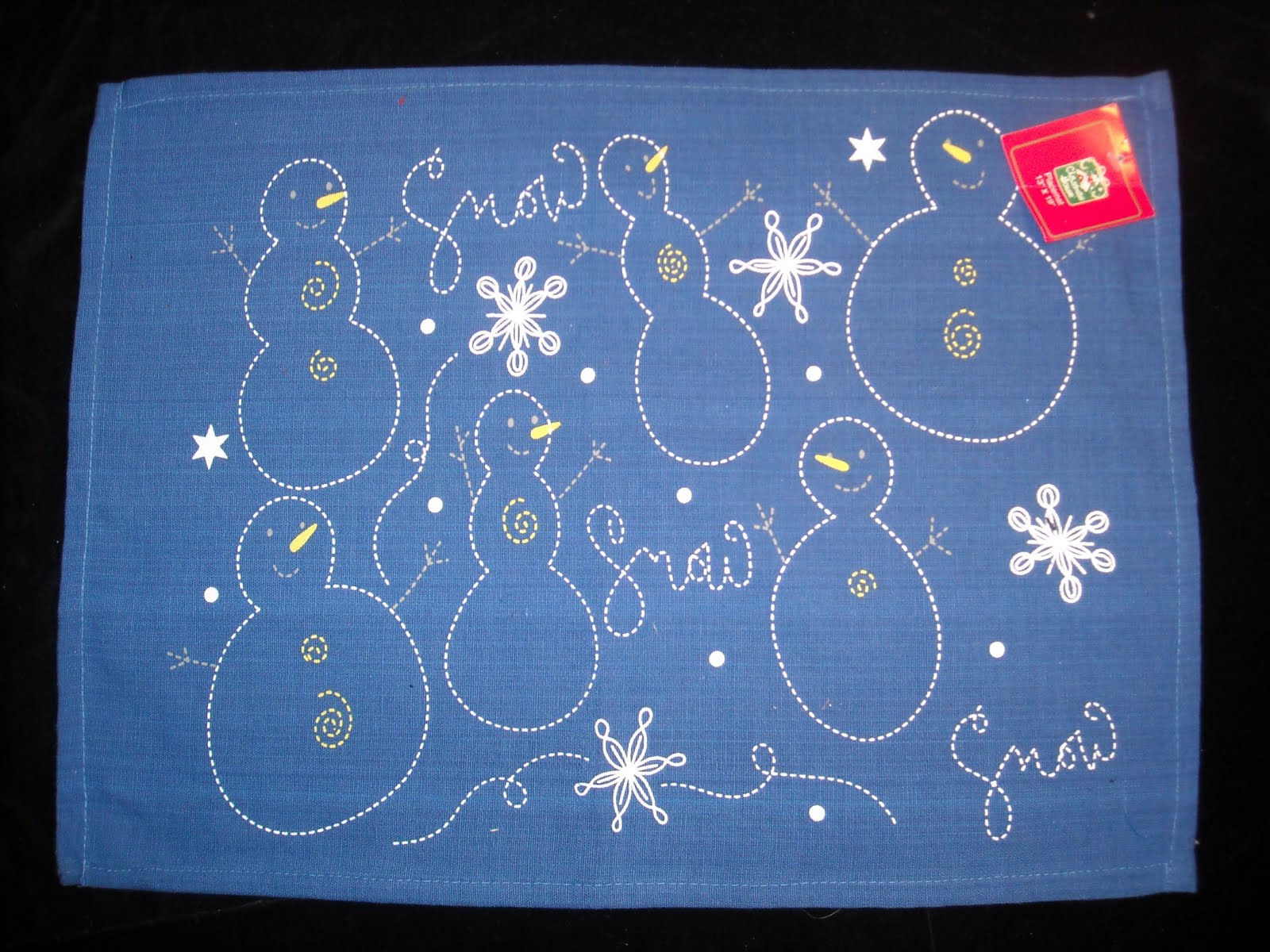 Old DaysOld Ways Christmas Stocking from Placemat, l