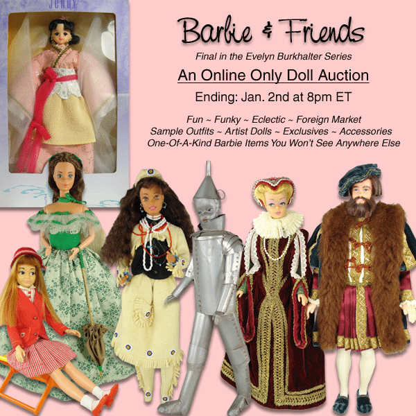THE FASHION DOLL REVIEW: New Year's 2011 Barbie Auction from MHarrisLive