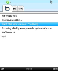 eBuddy Mobile Messenger te