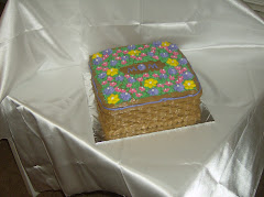 Basket of Flowers Cake