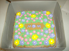 Basket of Flowers Cake