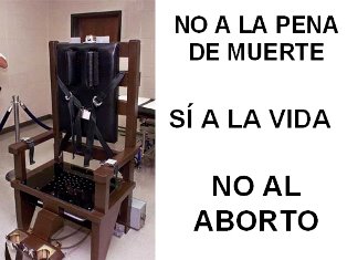 NO A LA MUERTE; SÍ A LA VIDA