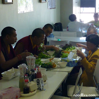 monks vegetarian