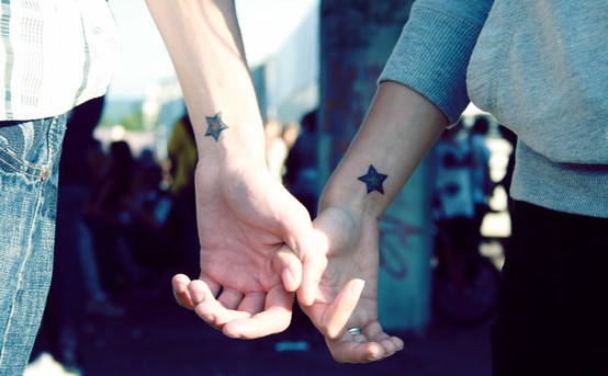 tattoos for couples in love. matching tattoos for couples