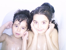 Mis niños en la bañera...