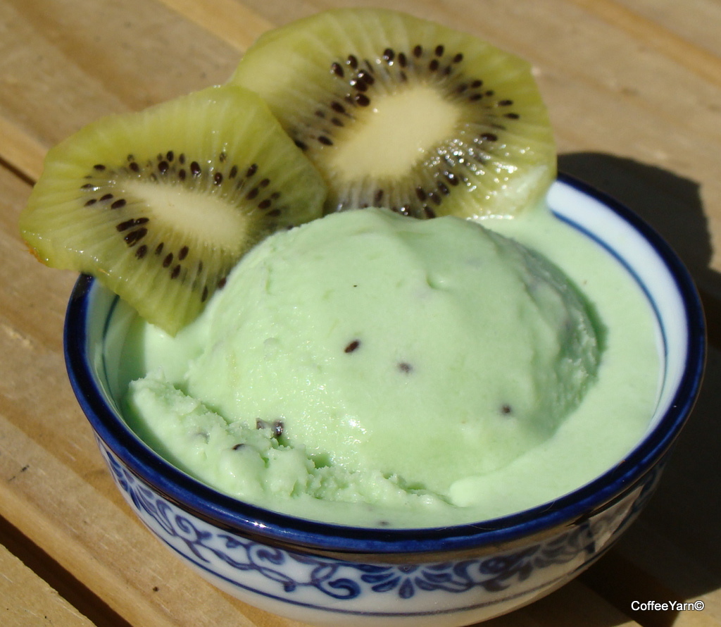 CoffeeYarn Kiwi Ice Cream
