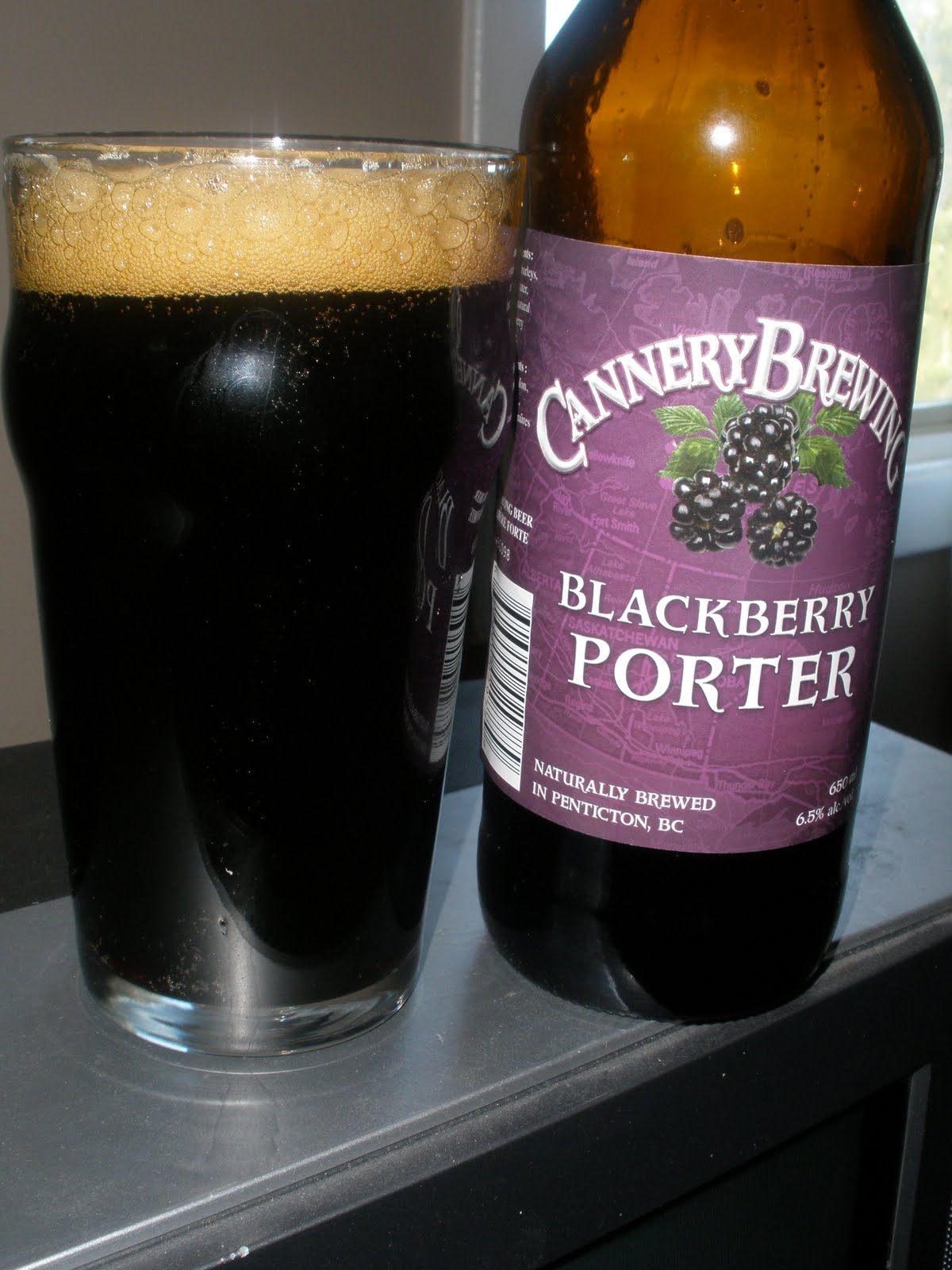 Matt's Beer Den Cannery Brewing Blackberry Porter