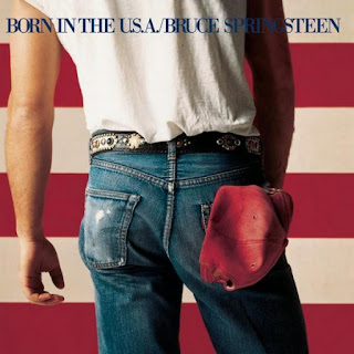 Portada del disco Born in the USA (1984) de Bruce Springsteen; fotografía de Leibovitz.