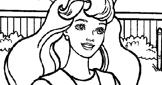 digital dunes: Cooking barbie coloring pages