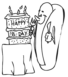 kids coloring pages, birthday coloring pages