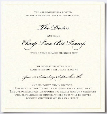 If Only The Fantasy Wedding Invitation