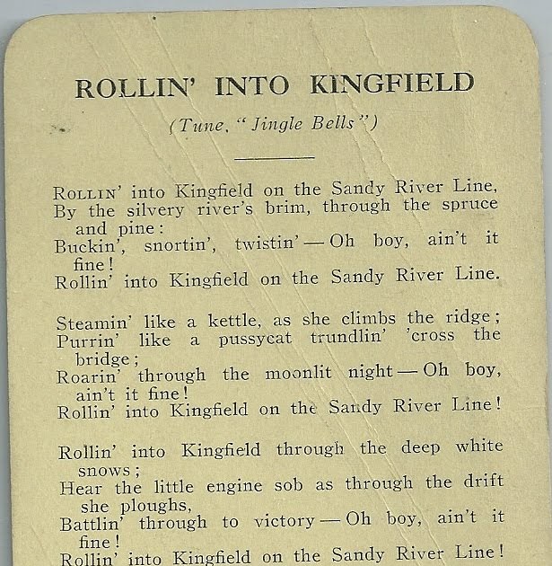 Heirlooms Reunited Song "Rollin' Into Kingfield", Charles G. Wilson