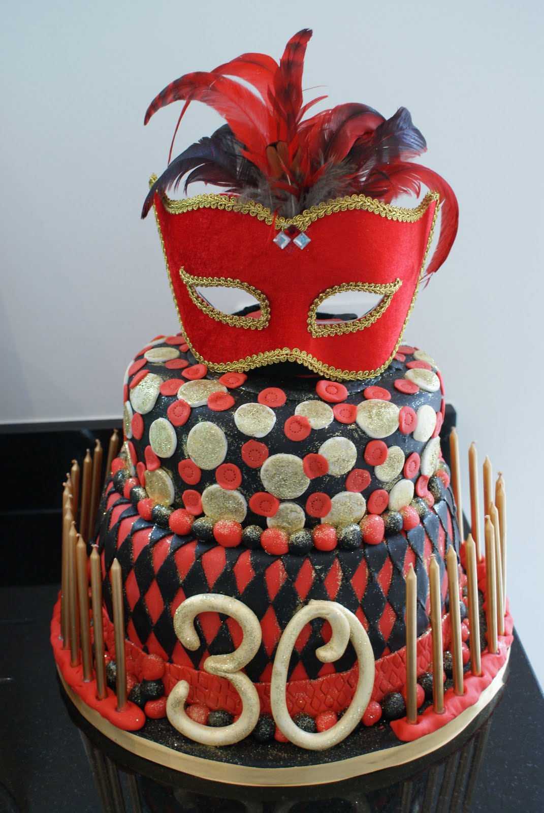 Icing Bliss Masquerade Cake