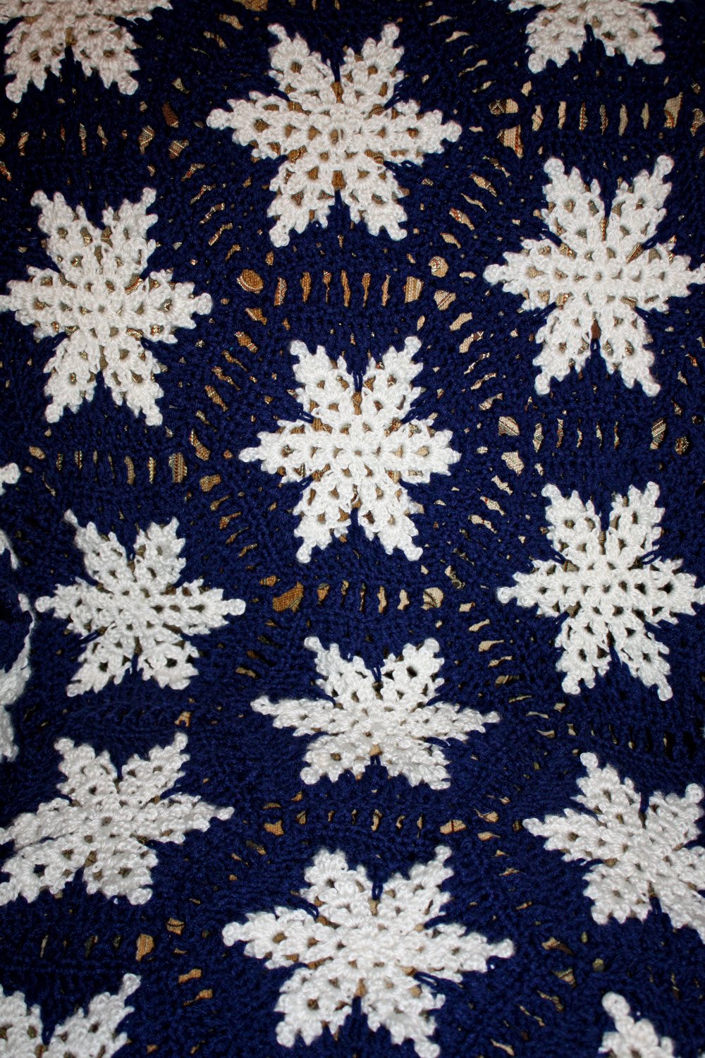 Inspired and Unscripted Snowflake Crochet Afghan