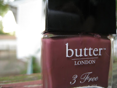My relationship with my bottle of Butter London nail polish didn't start on