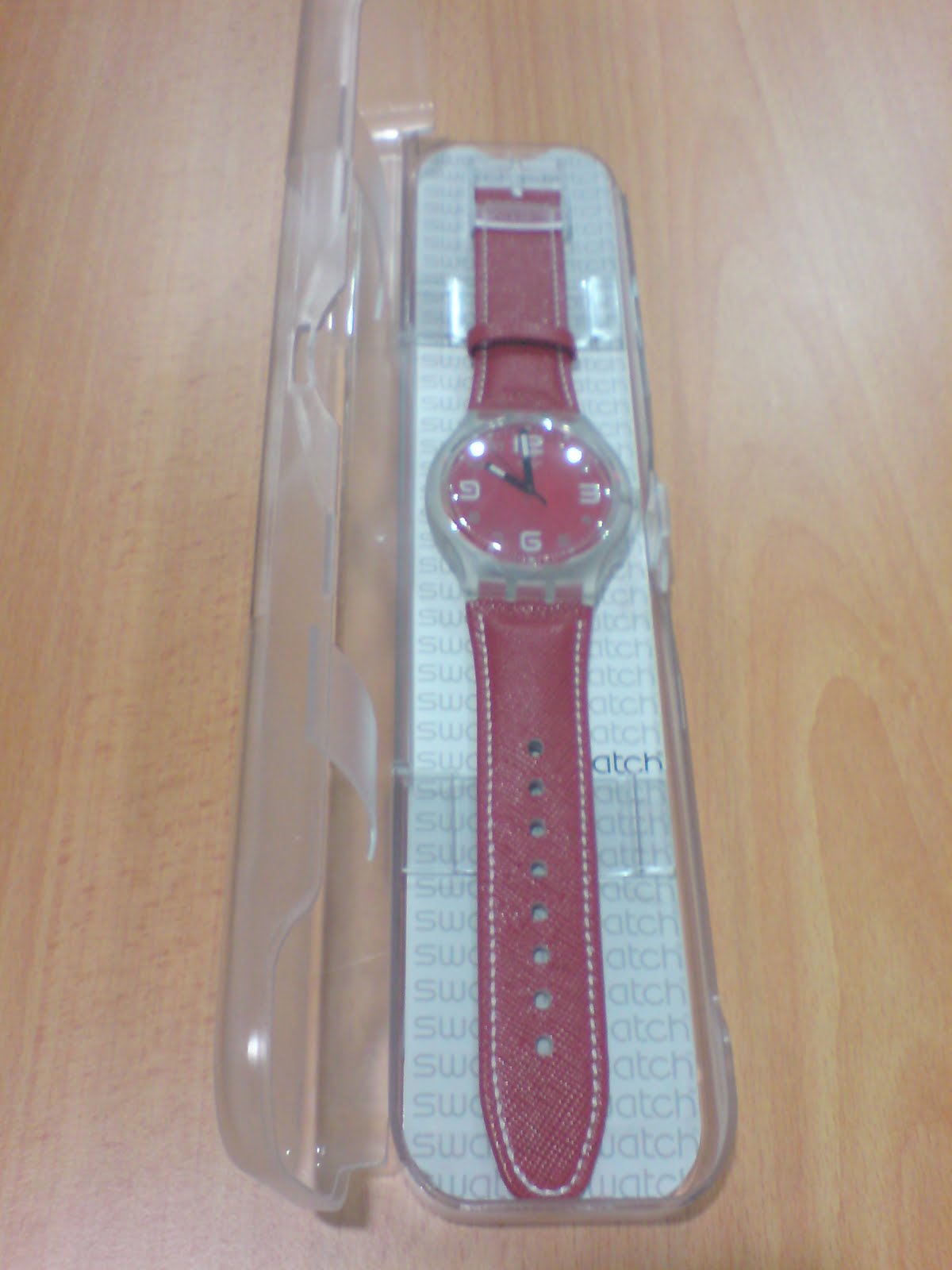 swatch leather strap